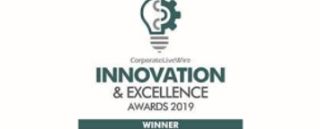 the corporate livewire innovation and excellence awards 2019 winner banner.