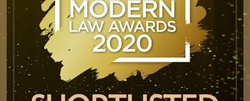 the modern law awards 2020 shortlisted diversity and inclusion award banner.
