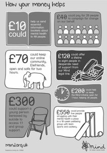 Mind Charity Fundraising Infographic
